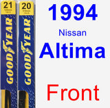 Front Wiper Blade Pack for 1994 Nissan Altima - Premium