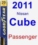 Passenger Wiper Blade for 2011 Nissan Cube - Premium