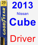 Driver Wiper Blade for 2013 Nissan Cube - Premium