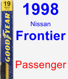 Passenger Wiper Blade for 1998 Nissan Frontier - Premium