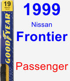 Passenger Wiper Blade for 1999 Nissan Frontier - Premium