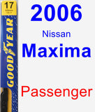 Passenger Wiper Blade for 2006 Nissan Maxima - Premium