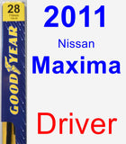 Driver Wiper Blade for 2011 Nissan Maxima - Premium