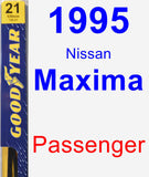 Passenger Wiper Blade for 1995 Nissan Maxima - Premium