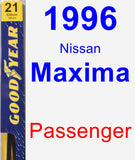 Passenger Wiper Blade for 1996 Nissan Maxima - Premium