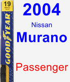 Passenger Wiper Blade for 2004 Nissan Murano - Premium