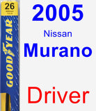 Driver Wiper Blade for 2005 Nissan Murano - Premium