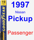 Passenger Wiper Blade for 1997 Nissan Pickup - Premium