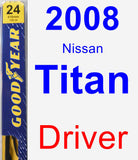 Driver Wiper Blade for 2008 Nissan Titan - Premium