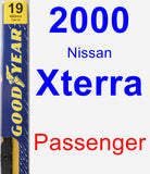 Passenger Wiper Blade for 2000 Nissan Xterra - Premium