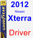 Driver Wiper Blade for 2012 Nissan Xterra - Premium