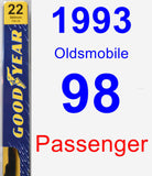 Passenger Wiper Blade for 1993 Oldsmobile 98 - Premium