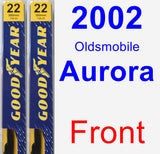 Front Wiper Blade Pack for 2002 Oldsmobile Aurora - Premium