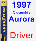 Driver Wiper Blade for 1997 Oldsmobile Aurora - Premium