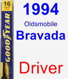 Driver Wiper Blade for 1994 Oldsmobile Bravada - Premium