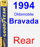 Rear Wiper Blade for 1994 Oldsmobile Bravada - Premium