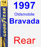 Rear Wiper Blade for 1997 Oldsmobile Bravada - Premium