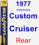 Rear Wiper Blade for 1977 Oldsmobile Custom Cruiser - Premium