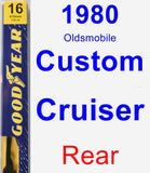 Rear Wiper Blade for 1980 Oldsmobile Custom Cruiser - Premium