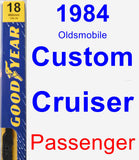 Passenger Wiper Blade for 1984 Oldsmobile Custom Cruiser - Premium