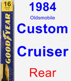 Rear Wiper Blade for 1984 Oldsmobile Custom Cruiser - Premium