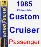 Passenger Wiper Blade for 1985 Oldsmobile Custom Cruiser - Premium