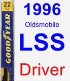 Driver Wiper Blade for 1996 Oldsmobile LSS - Premium