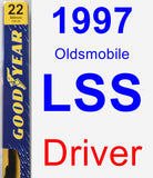 Driver Wiper Blade for 1997 Oldsmobile LSS - Premium