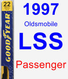 Passenger Wiper Blade for 1997 Oldsmobile LSS - Premium