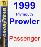 Passenger Wiper Blade for 1999 Plymouth Prowler - Premium