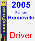 Driver Wiper Blade for 2005 Pontiac Bonneville - Premium