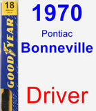 Driver Wiper Blade for 1970 Pontiac Bonneville - Premium