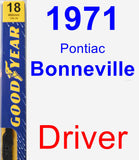 Driver Wiper Blade for 1971 Pontiac Bonneville - Premium