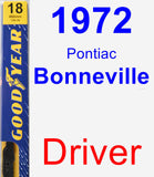 Driver Wiper Blade for 1972 Pontiac Bonneville - Premium