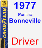 Driver Wiper Blade for 1977 Pontiac Bonneville - Premium