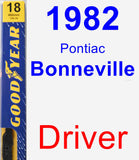 Driver Wiper Blade for 1982 Pontiac Bonneville - Premium