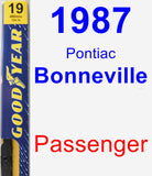 Passenger Wiper Blade for 1987 Pontiac Bonneville - Premium