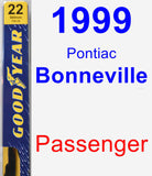 Passenger Wiper Blade for 1999 Pontiac Bonneville - Premium