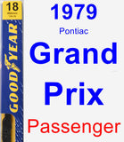 Passenger Wiper Blade for 1979 Pontiac Grand Prix - Premium