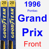 Front Wiper Blade Pack for 1996 Pontiac Grand Prix - Premium