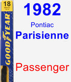 Passenger Wiper Blade for 1982 Pontiac Parisienne - Premium