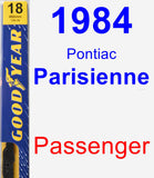 Passenger Wiper Blade for 1984 Pontiac Parisienne - Premium