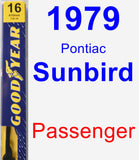 Passenger Wiper Blade for 1979 Pontiac Sunbird - Premium