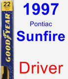 Driver Wiper Blade for 1997 Pontiac Sunfire - Premium