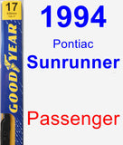 Passenger Wiper Blade for 1994 Pontiac Sunrunner - Premium