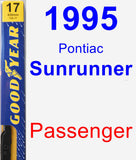 Passenger Wiper Blade for 1995 Pontiac Sunrunner - Premium