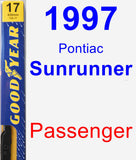 Passenger Wiper Blade for 1997 Pontiac Sunrunner - Premium