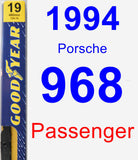 Passenger Wiper Blade for 1994 Porsche 968 - Premium