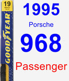 Passenger Wiper Blade for 1995 Porsche 968 - Premium