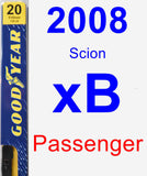 Passenger Wiper Blade for 2008 Scion xB - Premium